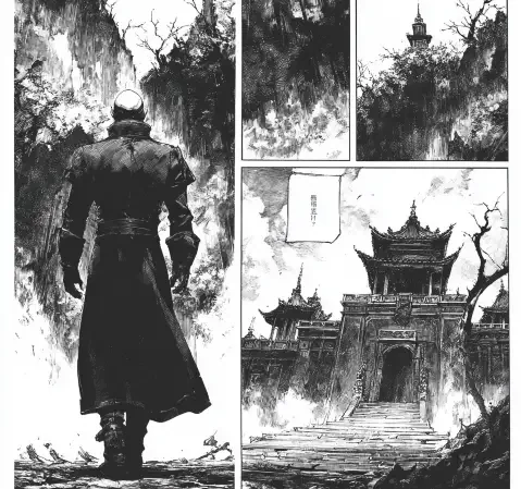 热血题材漫画封面条目