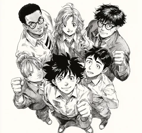 竞技题材漫画封面条目